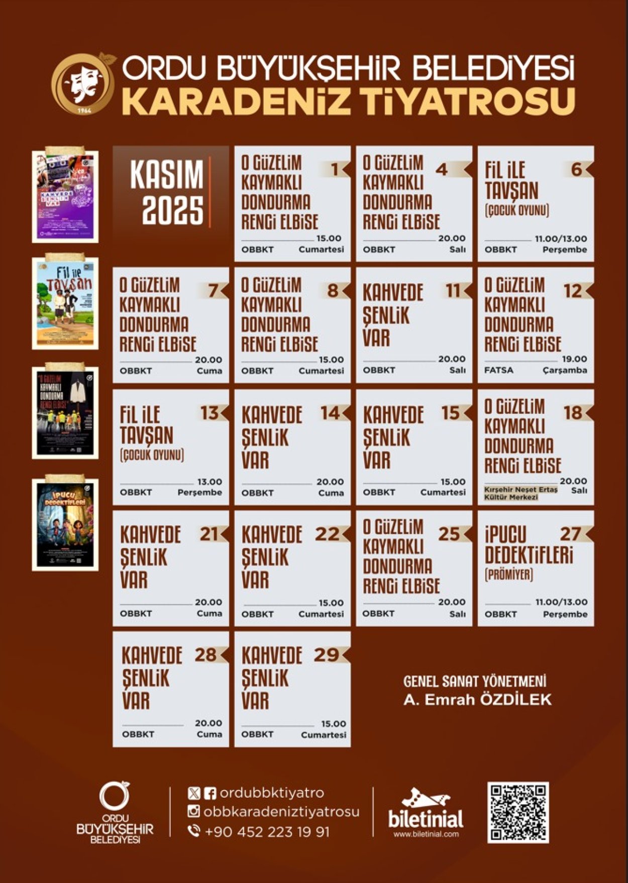 61 YILDIR PERDELERİNİ KAPATMAYAN OBBKT, KASIM AYINDA TİYATROYA DOYURACAK