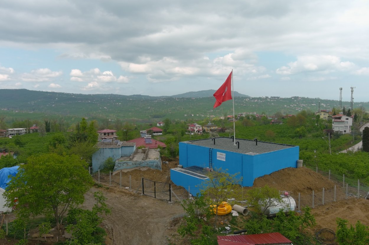 ALTINORDU KÖKENLİ MAHALLESİNDE DEV İÇME SUYU DEPOSU