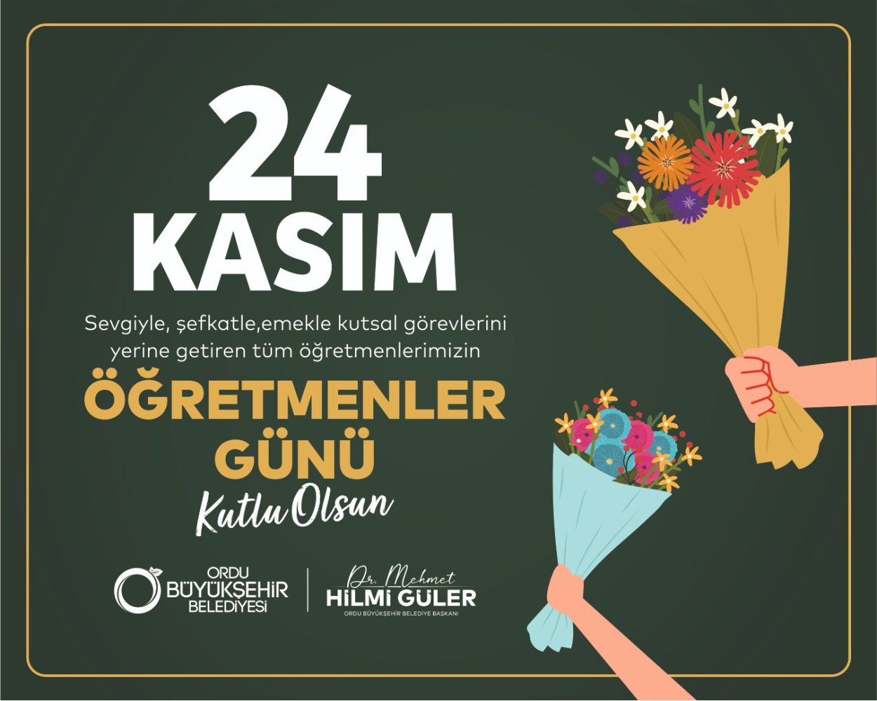 BAŞKAN GÜLER’DEN ÖĞRETMENLER GÜNÜ MESAJI