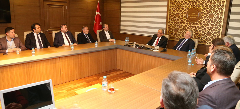 BAŞKAN GÜLER, ORDEF YÖNETİMİNİ AĞIRLADI
