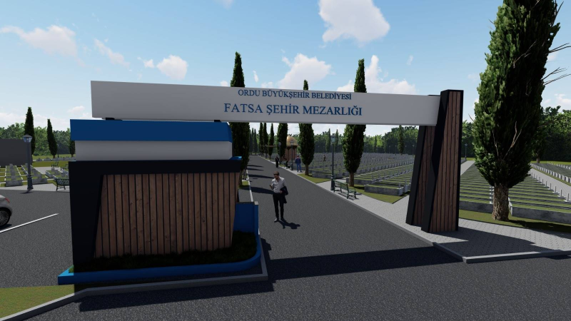 Büyükşehir’den Fatsa’ya Yeni Şehir Mezarlığı