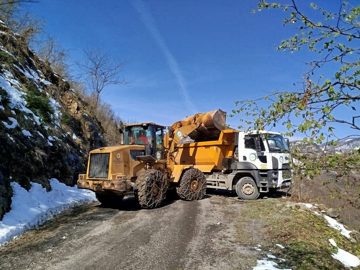 BÜYÜKŞEHİR HEYELAN İLE MÜCADELESİNİ SÜRDÜRÜYOR