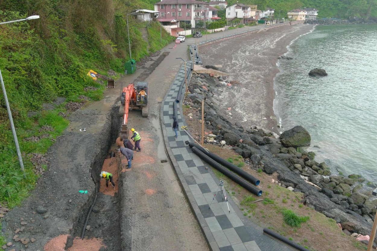 FATSA İLÇESİ YALIKÖY MAHALLESİ KANALİZASYON HATTI TAMAMLANDI