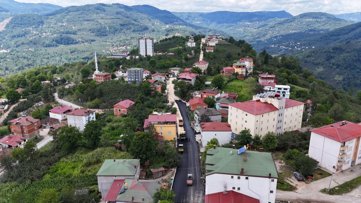 KORGAN’IN MERKEZİ ASFALTLANIYOR