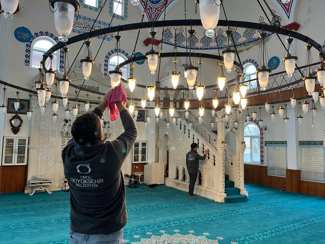 ORDU’DA CAMİLER RAMAZAN’A ÖZENLE HAZIRLANIYOR
