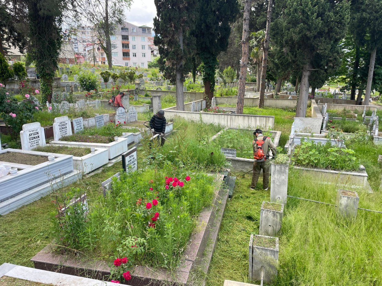 ORDU’DA MEZARLIKLAR KURBAN BAYRAMI’NA HAZIR