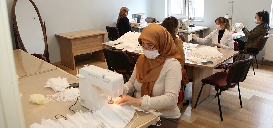 ORMEK’TEN VATANDAŞLARA MASKE DESTEĞİ